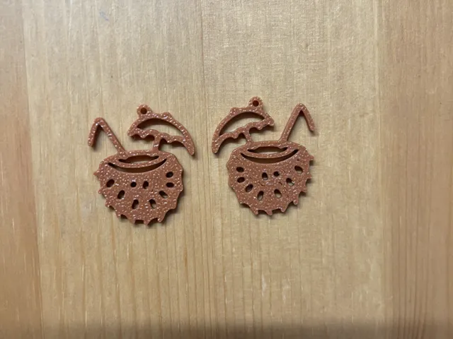 Coconut cocktail Earrings