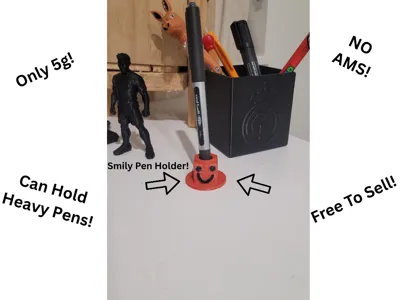 Smiley Pen Holder (NO AMS) 