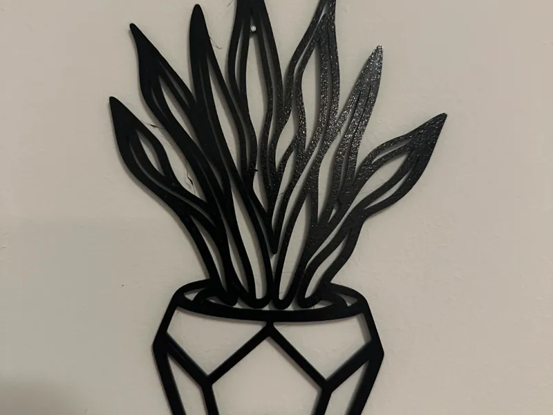 Snake Plant Wall Art  Sanseviera