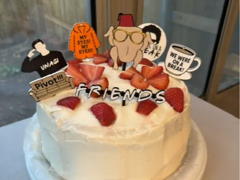 Friends Show Themed Cake Toppers 