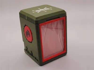 Marshall D Teach - Magnetic Deckbox - One piece