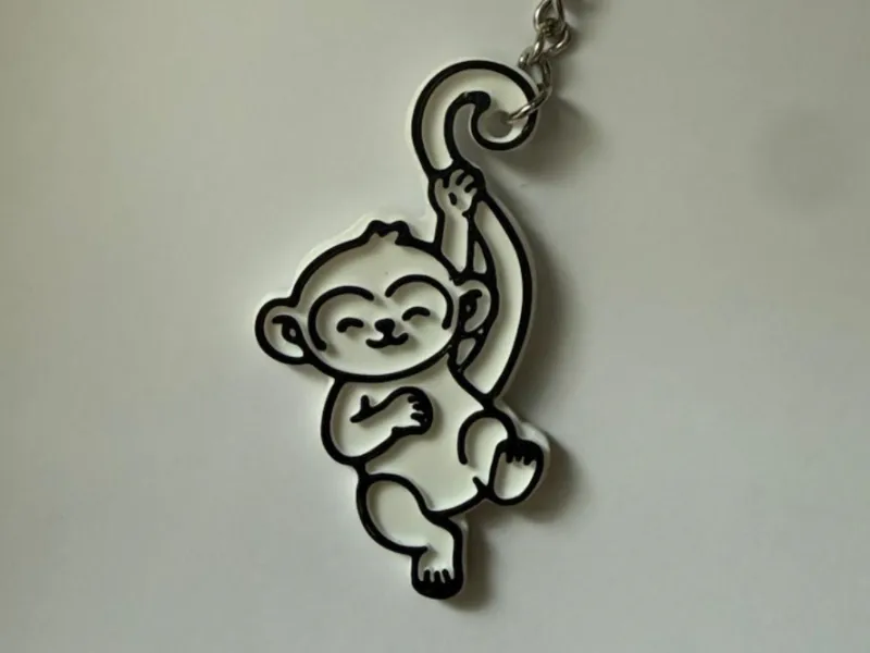 Cute Monkey Keychain