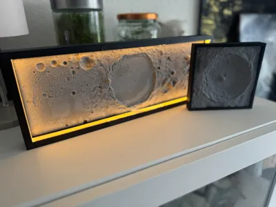 Tycho Crater - Realistic Moon Terrain (Frame120mm)