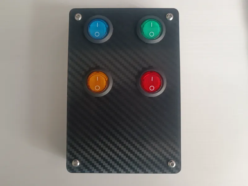 Led switch for activity board