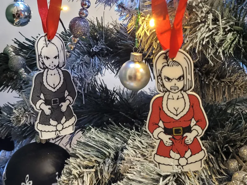 Dragon Ball - Android 18 Christmas Ornament