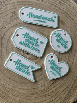 Letrero o emblema decorativo: Handmade – Geschenkanhänger — vista de referencia 3