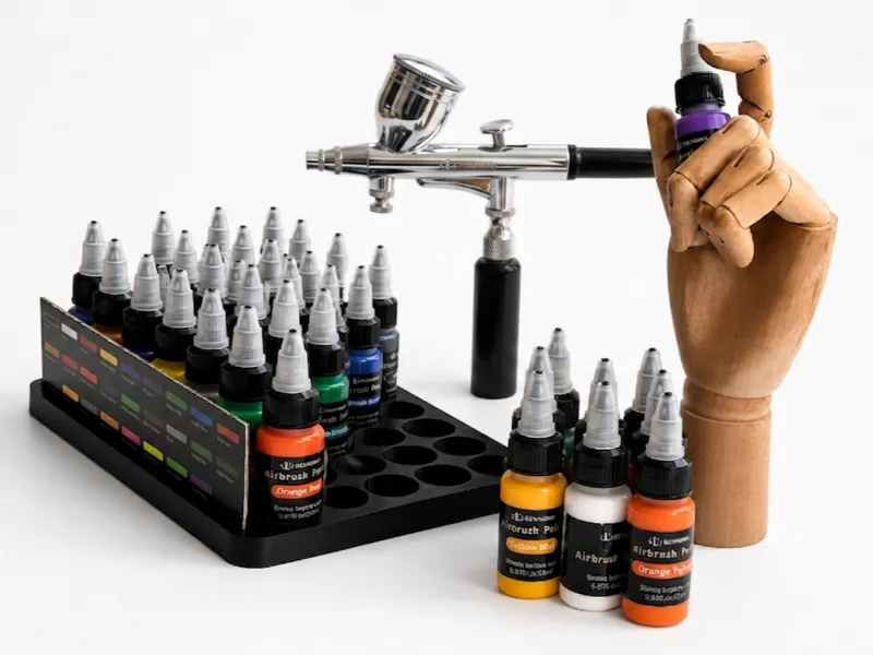 28 Slot Airbrush Kernowo Paint Holder - Temu 