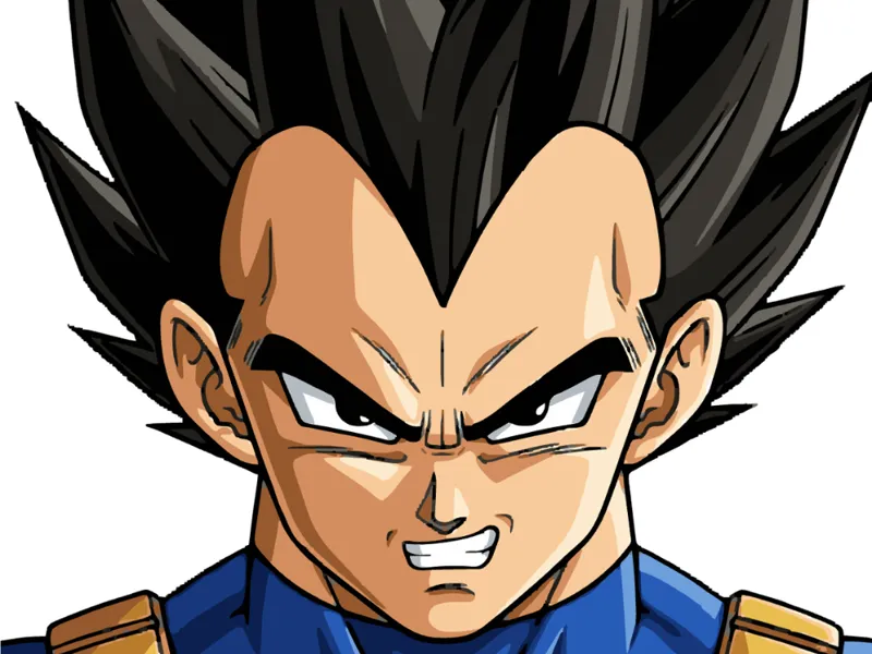 Vegeta Close Up