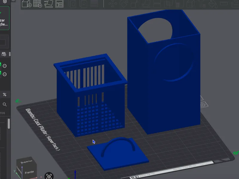 Caixa de Gelo para Refrigeração com Mini-Ventoinha