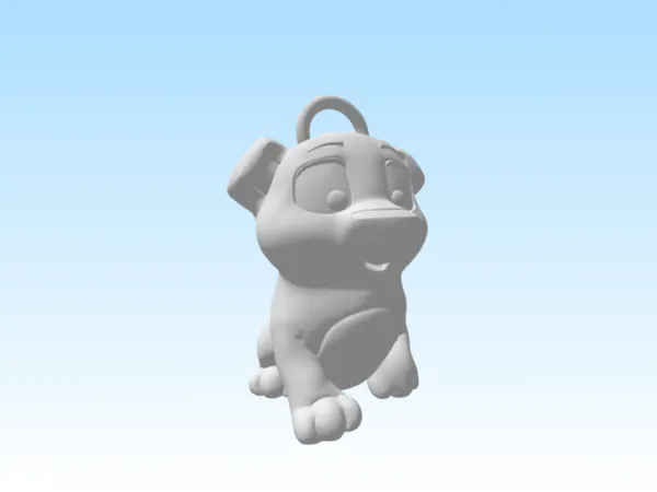 Porte-clés chien mignon