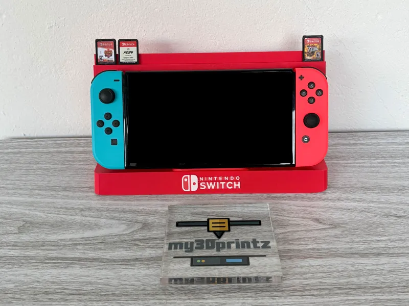Nintendo Switch Stand With 10x Games Holder