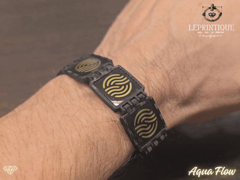 Designer Armband Aqua Flow