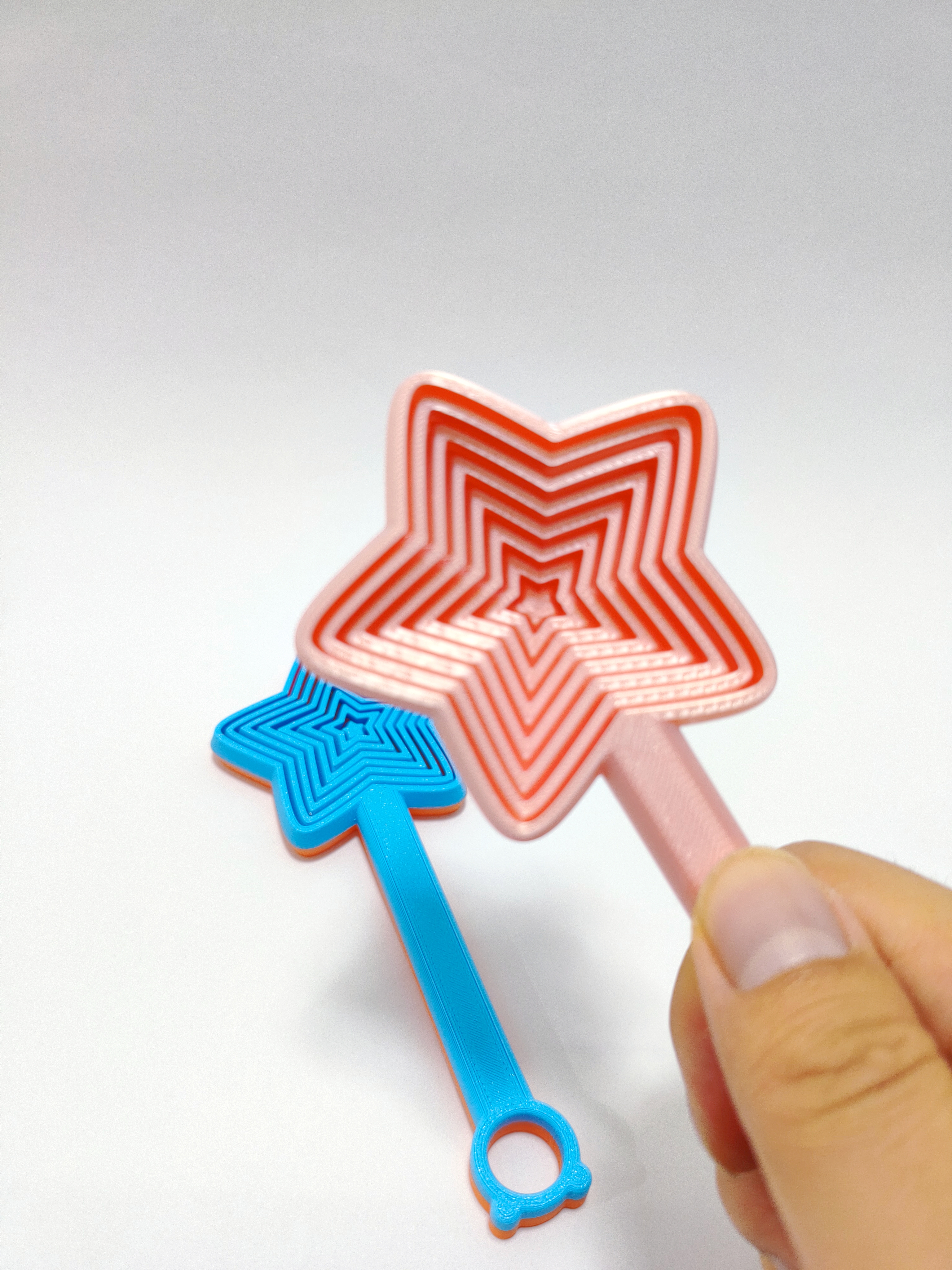 Miniatura 1 do modelo 3D 星星萝卜塔解压拍拍棒