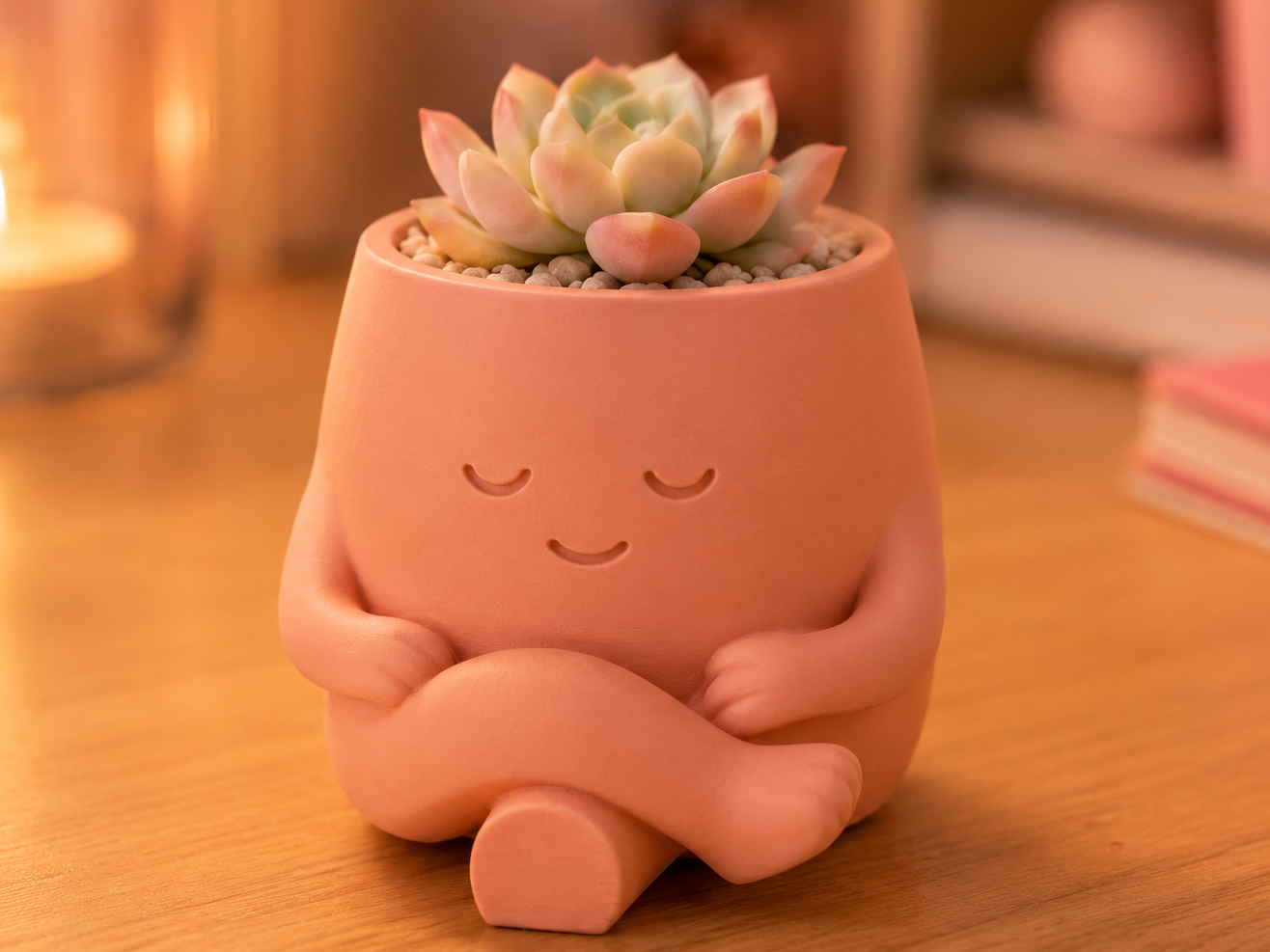 "Zeni" Planter - Cute Desk Decor - 1