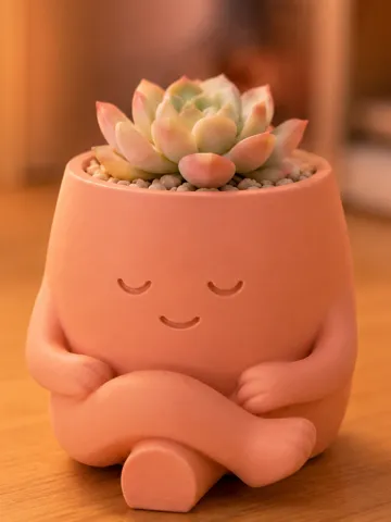 Maceta decorativa: "Zeni" Planter - Cute Desk Decor — vista de referencia 2