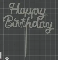 Birthday cake Topper
