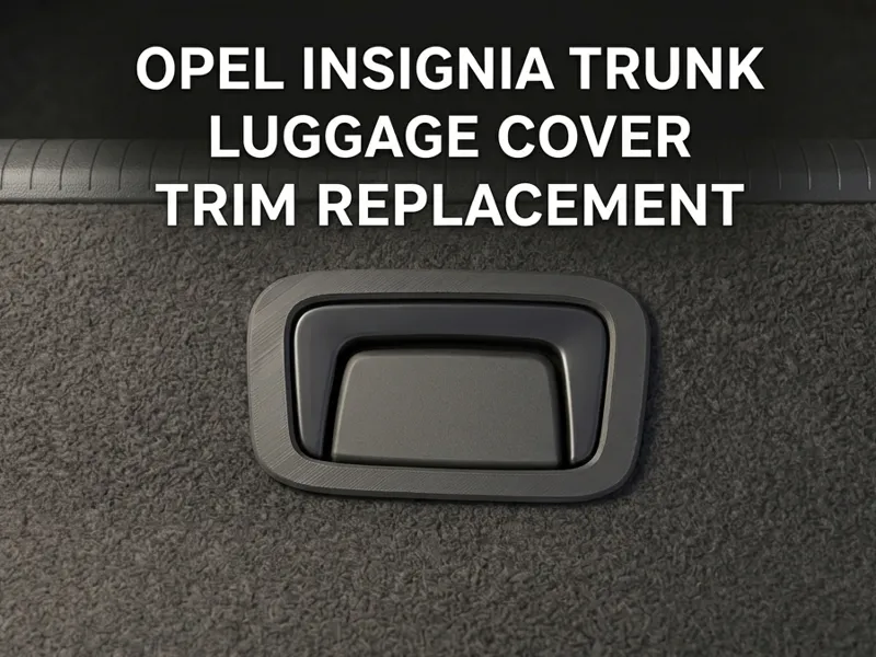 Opel Insignia Luggage Cover Trim Replacement