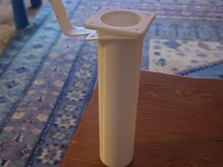 Porta canna riposo da incasso per barca con tappo