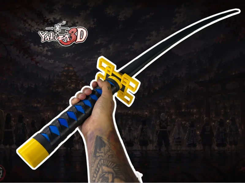(Tokito inspiración) Katana plegable definitiva