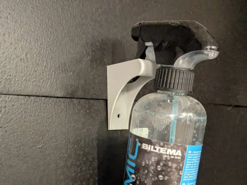 Detail bottel holder for wall