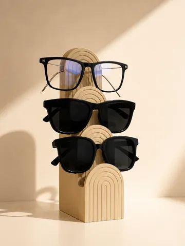 Accesorio para impresora 3D: 时尚眼镜支架(Q_Craft) — vista de referencia 2