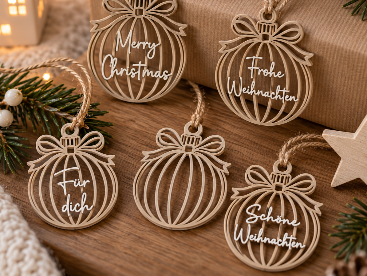 Weihnachts-Geschenkanhänger Christmas Ornament - 1