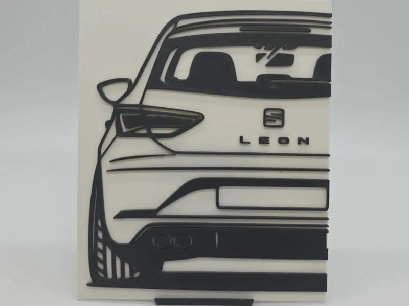 2D Wall Art Seat Leon 5F