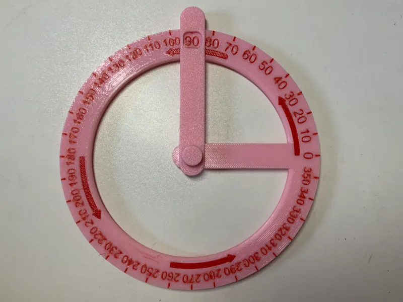 360°旋转角尺（360 ° rotation angle ruler）