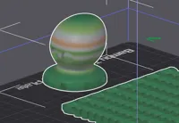 Variable layer, very smooth texture