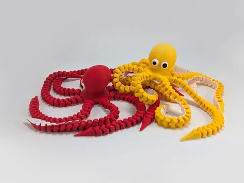Articulated Octopus - New Version view 3