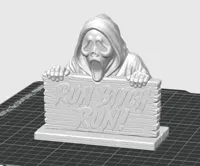 Scary Movie Ghostface -White 0.2mm layer, 2 walls, 7% infill