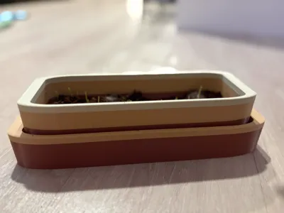 Long Planter with Drip Tray V2