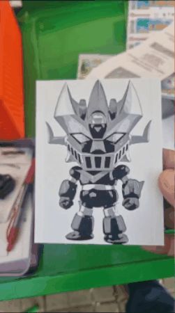 Great Mazinger Hueforge ( My first hueforge )