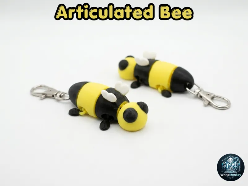 Articulated Bee - Print in Place - No Supports