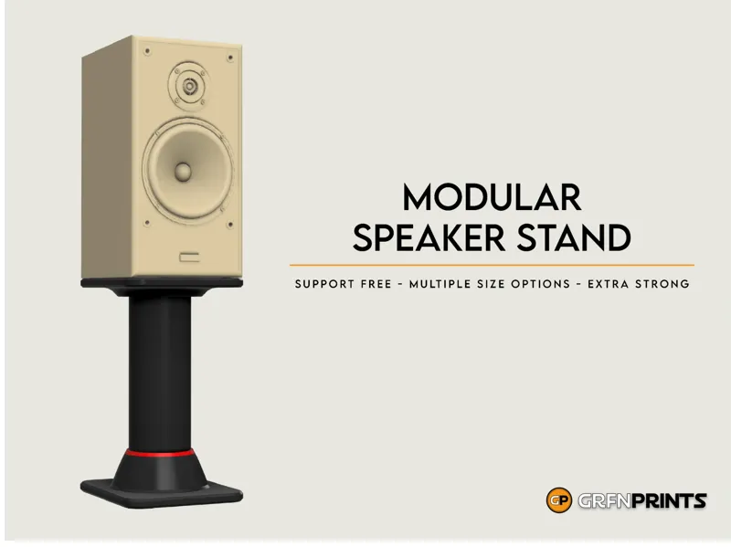 Modular Speaker Stand - Adjustable & Sturdy Design