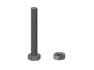 M4 Screw and nut