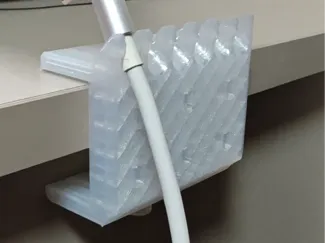 桌边多孔挂线器桌面数据线夹