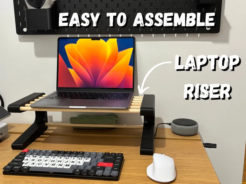 Laptop Riser - Wood