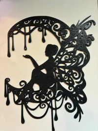 Art mural lune — photo 3