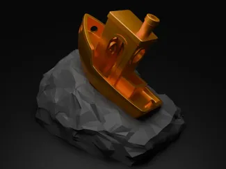stranded benchy (benchy holder)