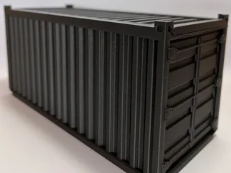 shippingcontainer with a sliding cover