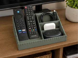 Japandi Remote Control Organizer - TV Storage
