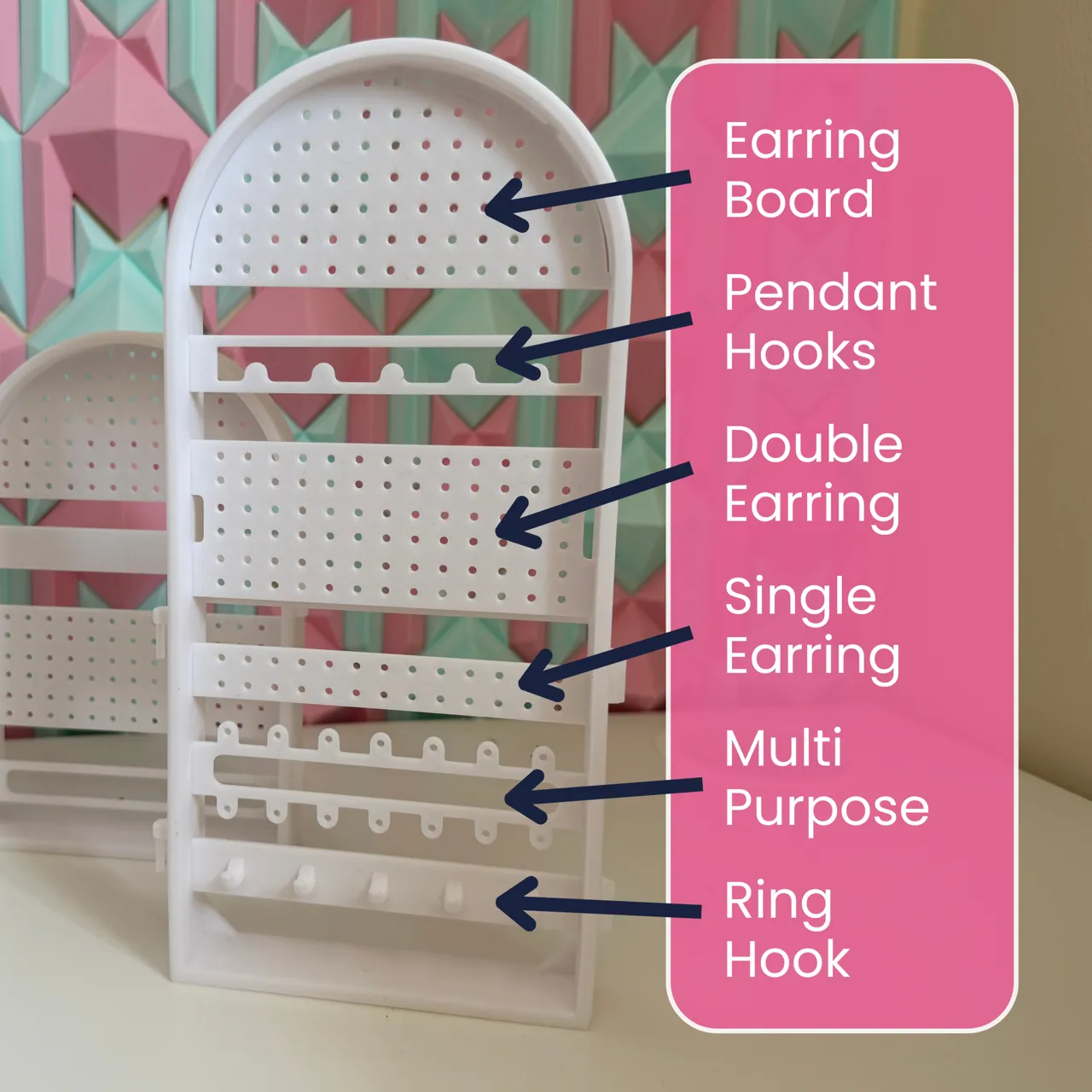 Modular Jewelry Display Stand Earring/Ring/Pendant view 2