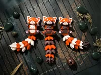 Toy + Keychain + Magnet (3 Plates, 9 Models)