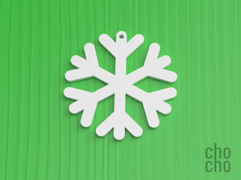 Snowflakes Christmas Ornament Collection 05