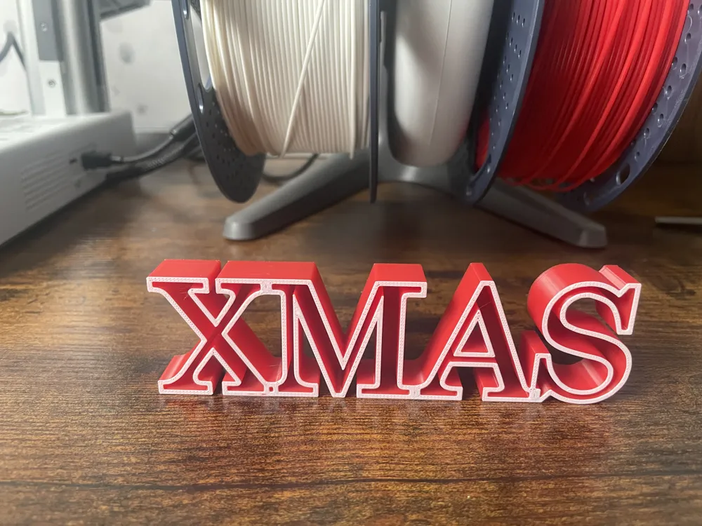 XMAS Lettering by Chris 3d World MakerWorld: Download Free 3D Models
