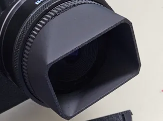 Square lens hood for Canon RF 28mm lens