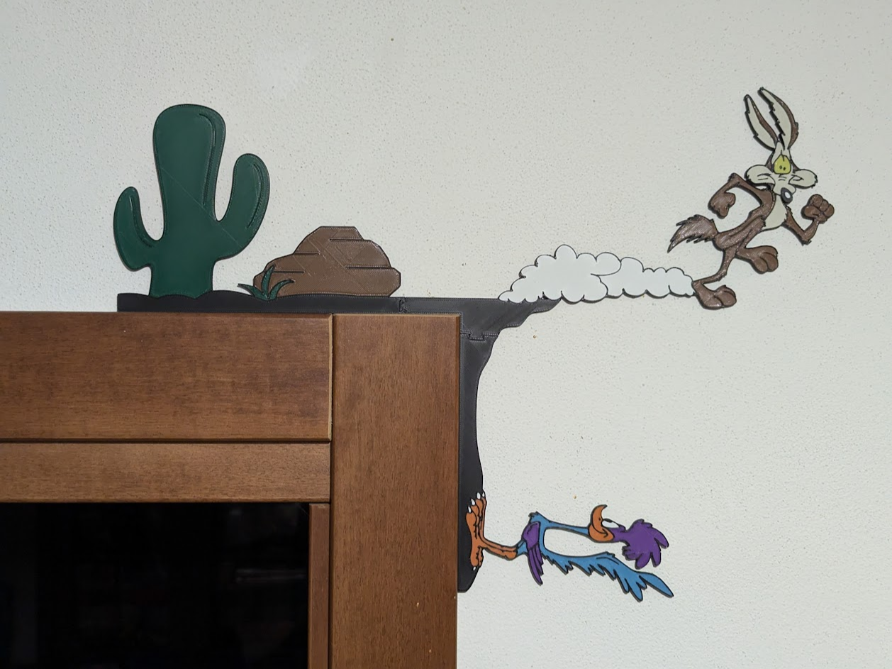 The Gravity-Defying Cliffhanger - Funny door frame