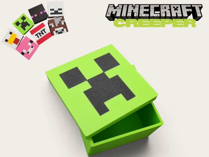 Minecraft Creeper Storage Box 