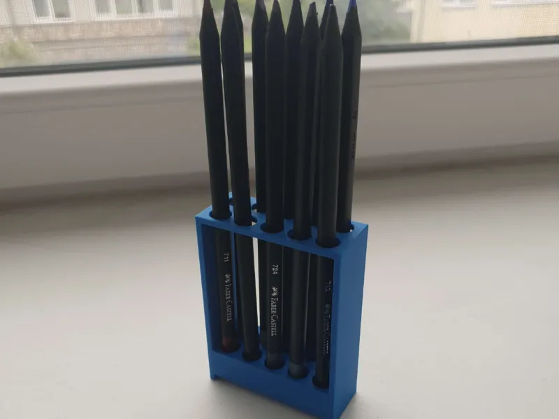 10-Color pencil holder